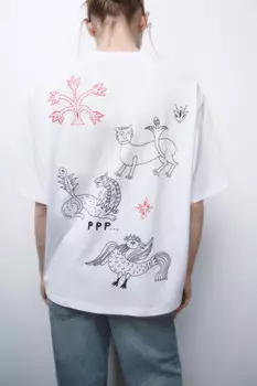 Футболка унисекс хлопковая с принтом