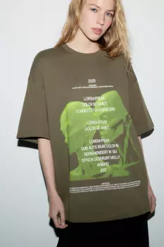 Футболка унисекс хлопковая с принтом