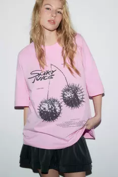 Футболка унисекс хлопковая с принтом