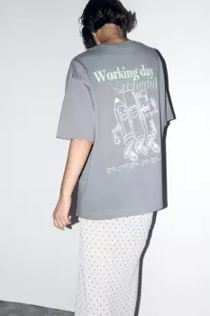 Футболка унисекс с принтом-абстракцией