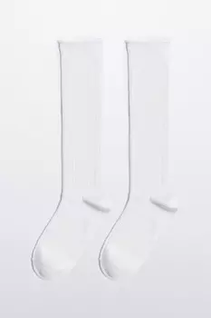 Гольфы до колена теплые с шерстью