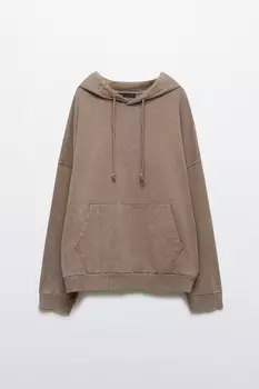 Худи из футера с капюшоном