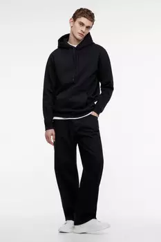 Худи oversize базовая с капюшоном и карманом