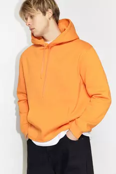 Худи oversize утепленная с капюшоном