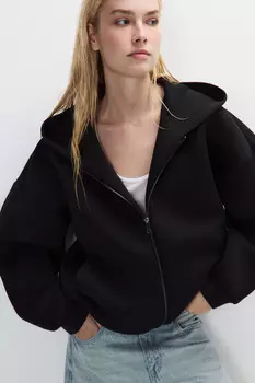 Худи-зипка из неопрена с капюшоном