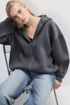 Худи-зипка из неопрена с капюшоном