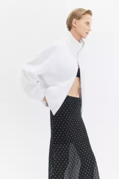 Худи-зипка с начесом и воротником-стойкой