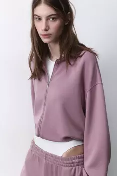 Худи-зипка спортивная из трикотажа