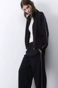 Худи-зипка спортивная из трикотажа