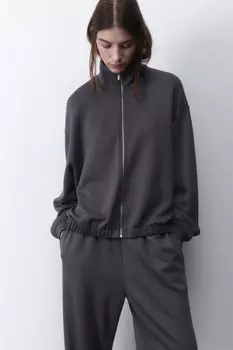 Худи-зипка спортивная из трикотажа