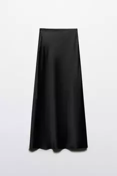 Юбка-годе макси атласная