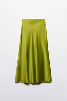 Юбка-годе макси атласная
