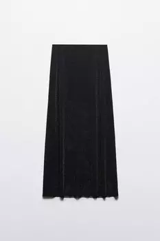 Юбка-годе макси с люрексом