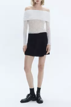 Юбка-шорты костюмная с запахом