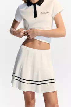 Юбка теннисная в крупную складку