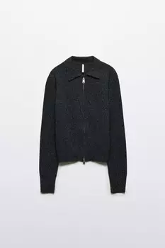 Кардиган на молнии с шерстью