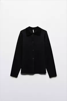 Кардиган на пуговицах приталенный