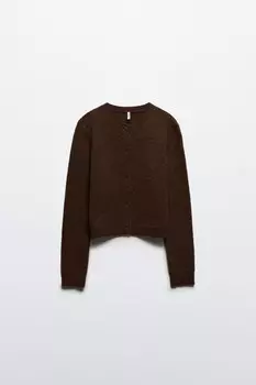 Кардиган на пуговицах с шерстью