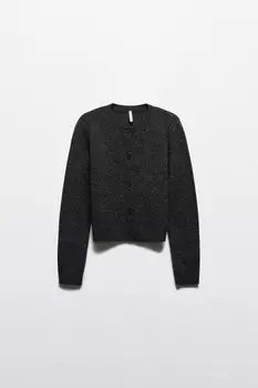 Кардиган на пуговицах с шерстью