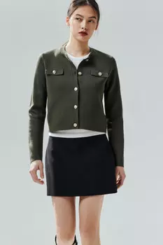 Кардиган на пуговицах жаккардовый