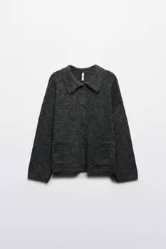 Кардиган с отложным воротником