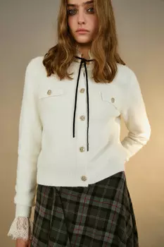 Кардиган-жакет с люрексом