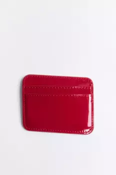 Картхолдер лакированный с двумя отделениями