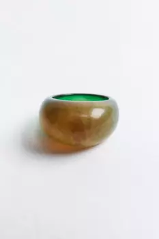 Кольцо объемное с градиентным эффектом