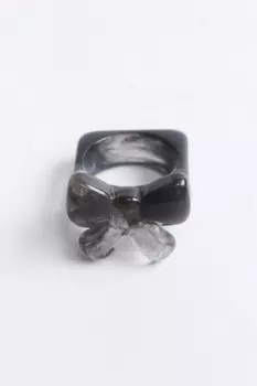 Кольцо массивное с градиентным эффектом