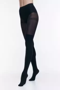 Колготки капроновые с уплотненными гольфами