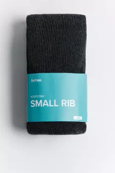 Колготки теплые вязаные в рубчик