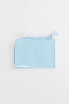 Кошелек-монетница из искусственной кожи с подвеской