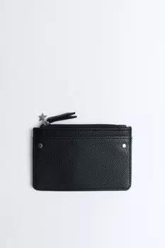 Кошелек на молнии с отделениями для карт