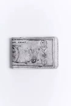 Кошелек складной с рисунком доллара