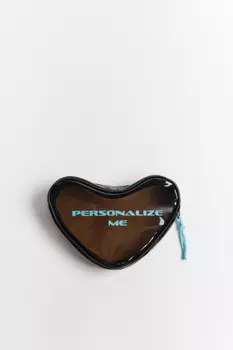 Косметичка в виде прозрачного сердца