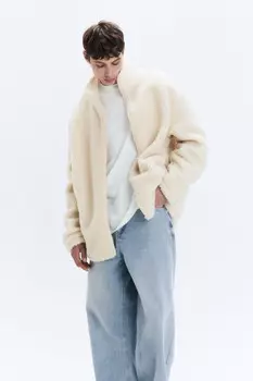 Куртка-бомбер флисовая на молнии