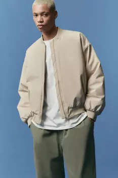 Куртка-бомбер короткая на утеплителе