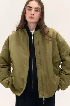 Куртка-бомбер утепленная