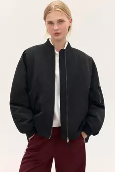 Куртка-бомбер утепленная