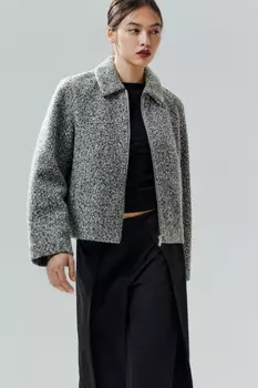 Куртка драповая на молнии