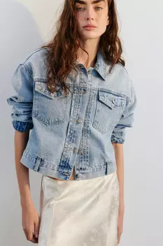 Куртка джинсовая укороченная