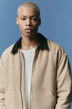 Куртка джинсовая утепленная на молнии