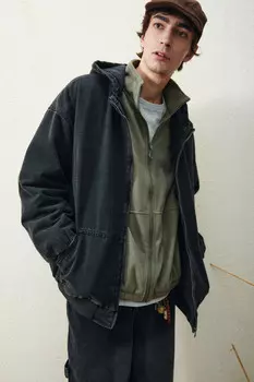 Куртка джинсовая утепленная на молнии