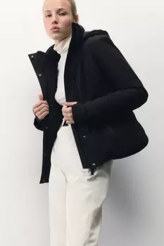 Куртка горнолыжная утепленная с капюшоном