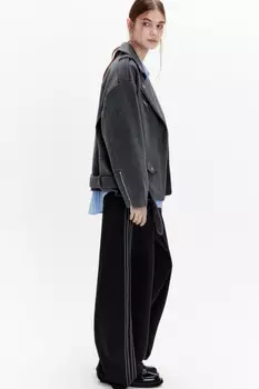 Куртка-косуха из драповой ткани