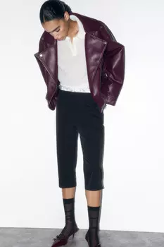 Куртка-косуха из искусственной кожи