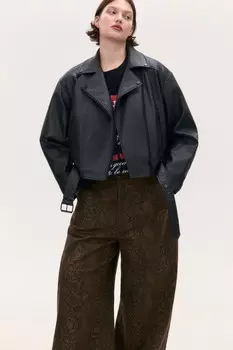 Куртка-косуха короткая с ремнем