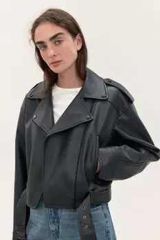 Куртка-косуха короткая с ремнем