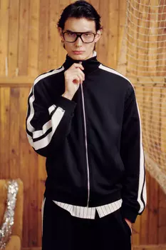 Куртка-олимпийка с лампасами