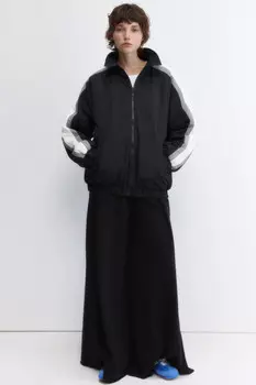 Куртка-олимпийка утепленная с лампасами